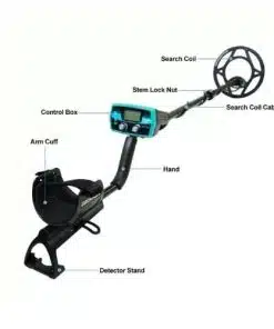 ALLOSUN-TS180-Blue-Metal-Detector-Machine-Waterproof-Parts